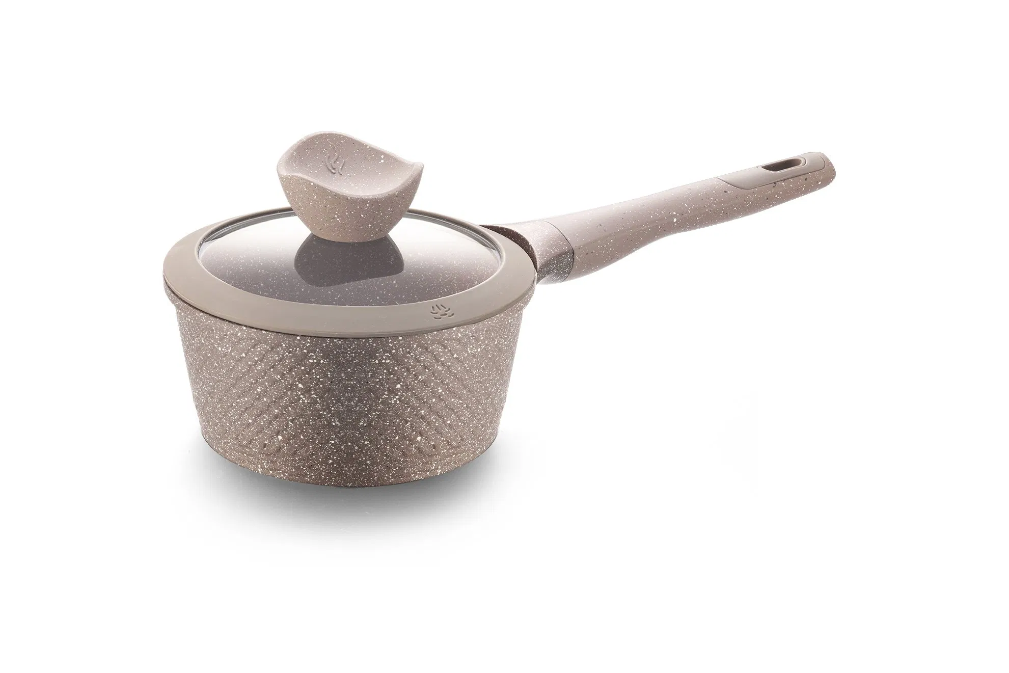 Hot Sale Aluminum Wok Non-Stick Saucepan Marble Granite Cooking Casserole Steamer Cookware