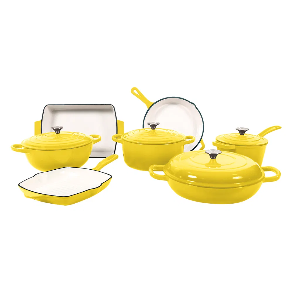 Kitchen Customizable Enameled Dutch Oven Cast Iron Cookware