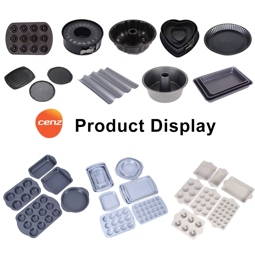 Complete Nonstick Bakeware Set - Carbon Steel Baking Pans, Muffin Trays &amp; Cookie Sheets for Kitchen Baking