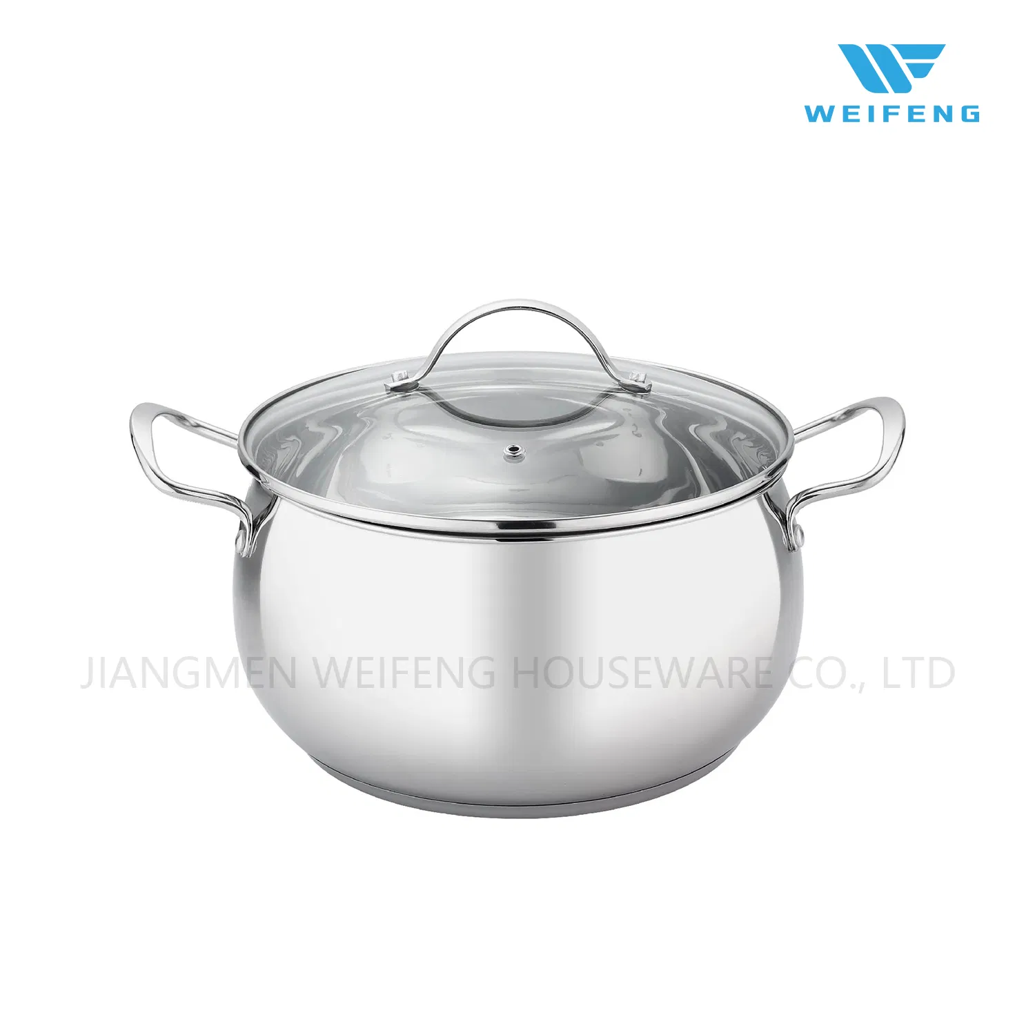 Apple Shape Stainless Steel Cookware Set with Clean Glass Lid, Houseware
