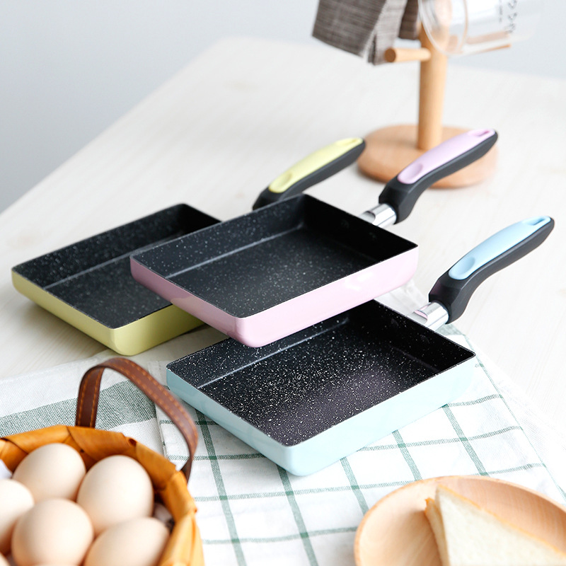 Hot Selling 2024 Colorful Frying Pan Non-Stick Cookware Kitchen Utensils Kitchenware Household Gift Frying Pan