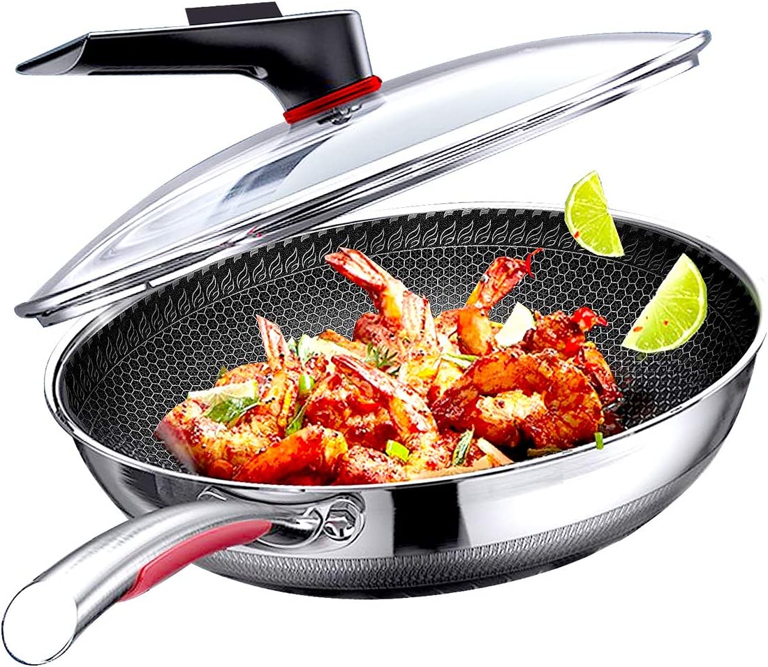Stainless Steel Nonstick Wok