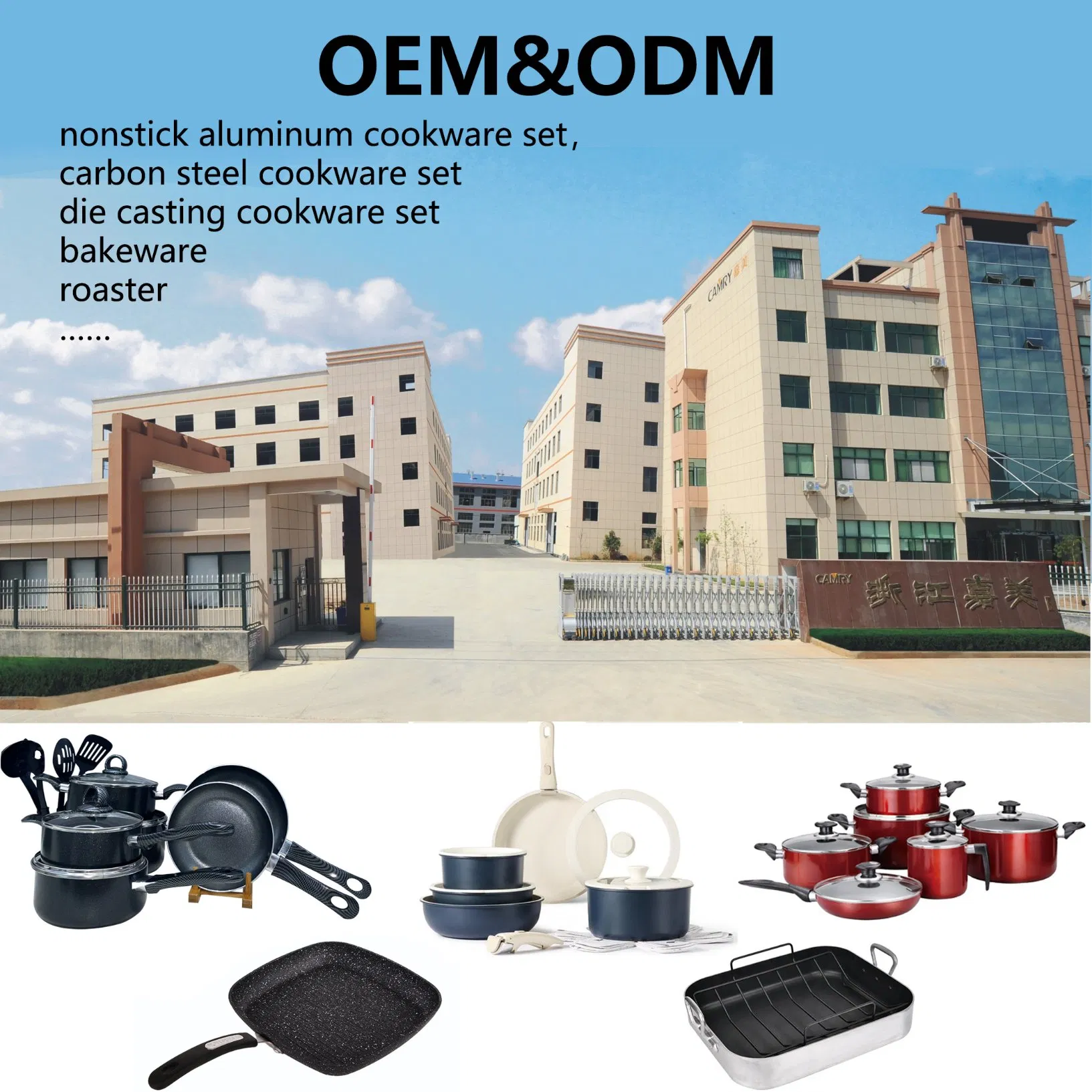 2024 Canton Fair New Design 4-22PCS Forged Aluminum Cookware Set Luxury Nonstick Pan and Pot Sets