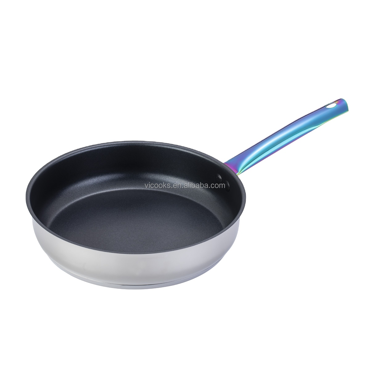 PVD Rainbow Handle Frying Pan 2