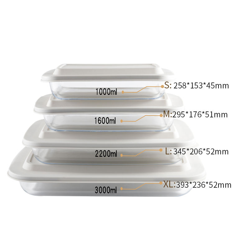 Good Price Glass Bakeware With Lids Durable Oven Bake Plate,bakeware Set