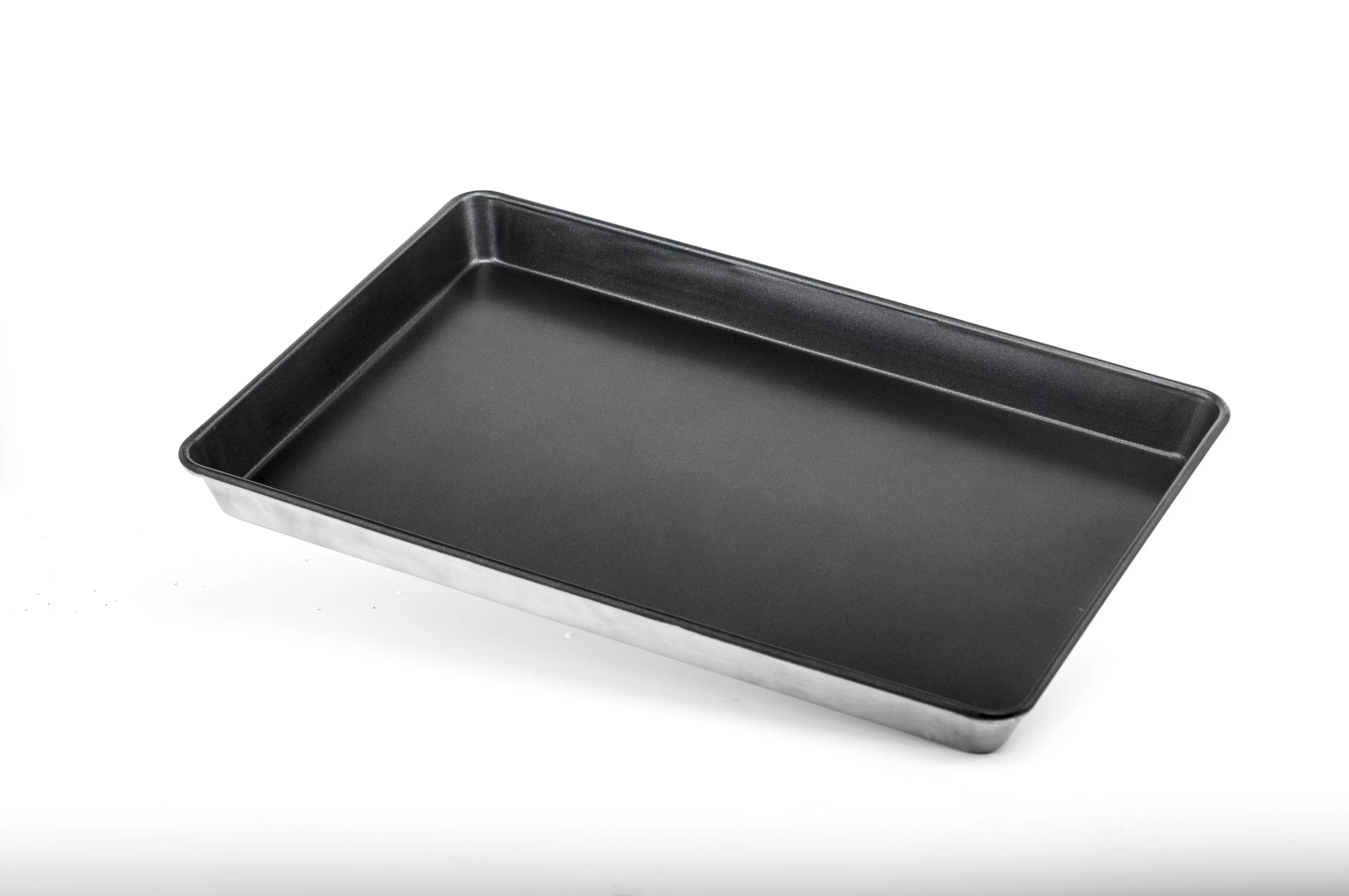 Commercial Size Food Grade Metal Bakeware Pan Aluminum Baking Tray Factory Price 400*600mm Baking Dish &amp; Pan