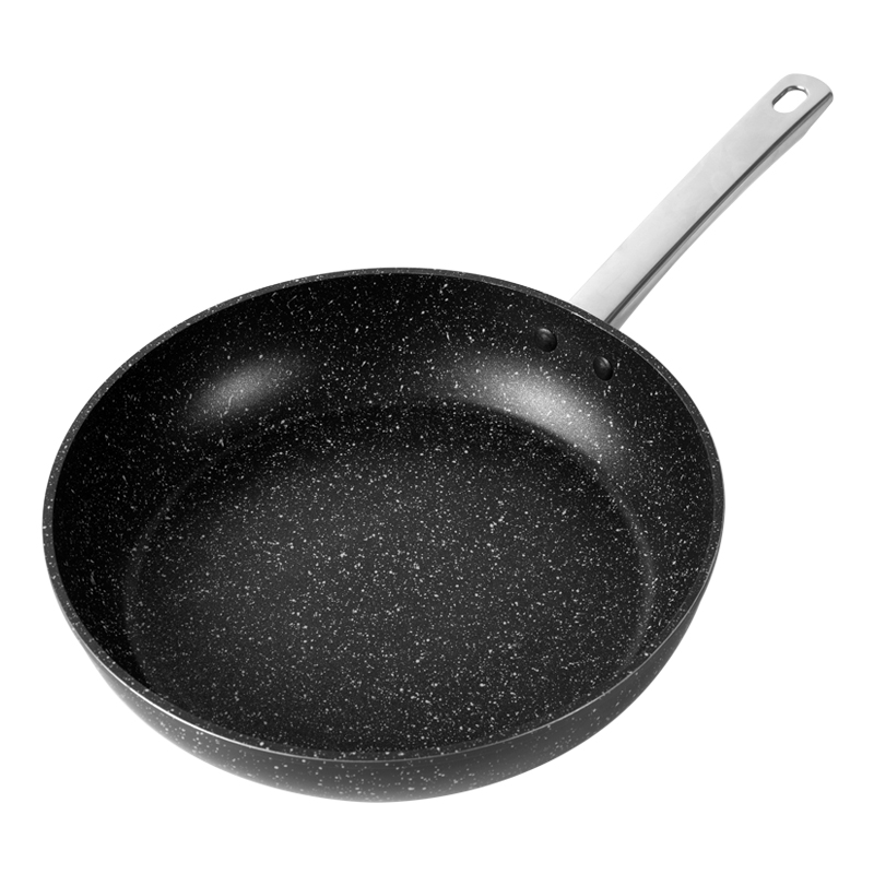 Fry Pan Nonstick Set Stay Cool Stainless Steel Handle 3pcs Grill Pan Skillet 20/24/28cm Eco-Friendly Gas Induction Ready Modern
