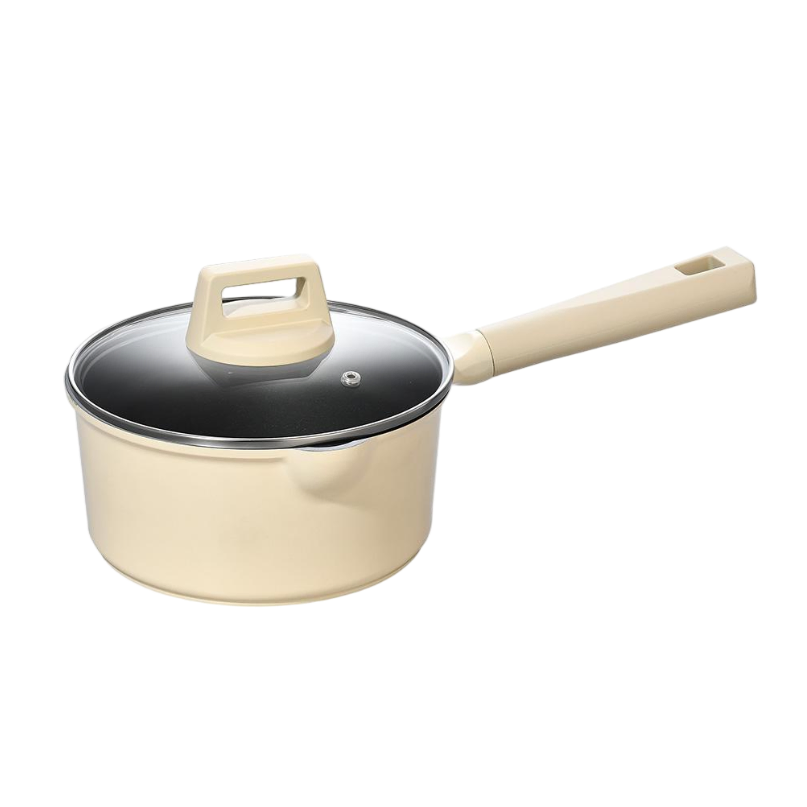 Premium 8-Piece Non-Stick Cookware Set with Glass Lids