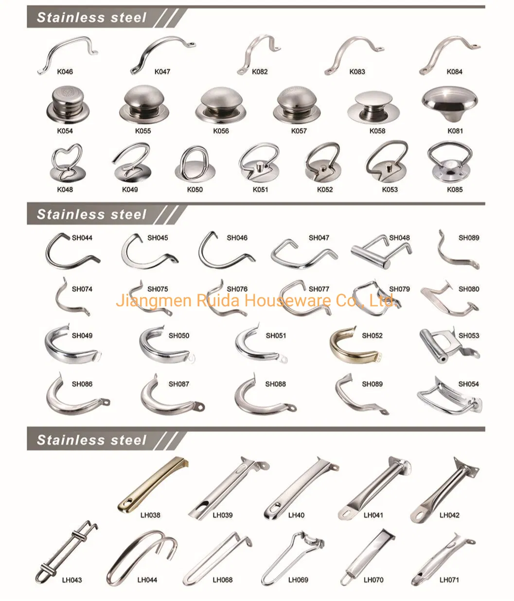 New Arrival Knob in Egg Shape 5 Steps Bottom 12PCS Stainless Steel Cookware Set with Non-Stick Frypan