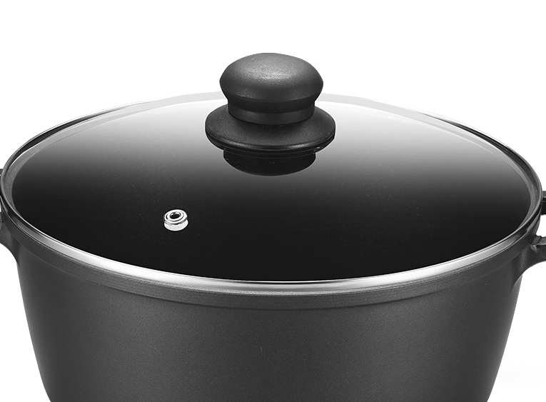Soup &amp; Stock Pots Aluminum Home Cooking Commercial Non Stick Soup Pots with Glass Lid