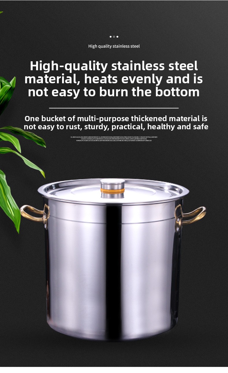 Multi-Purpose Stainless Steel Bucket