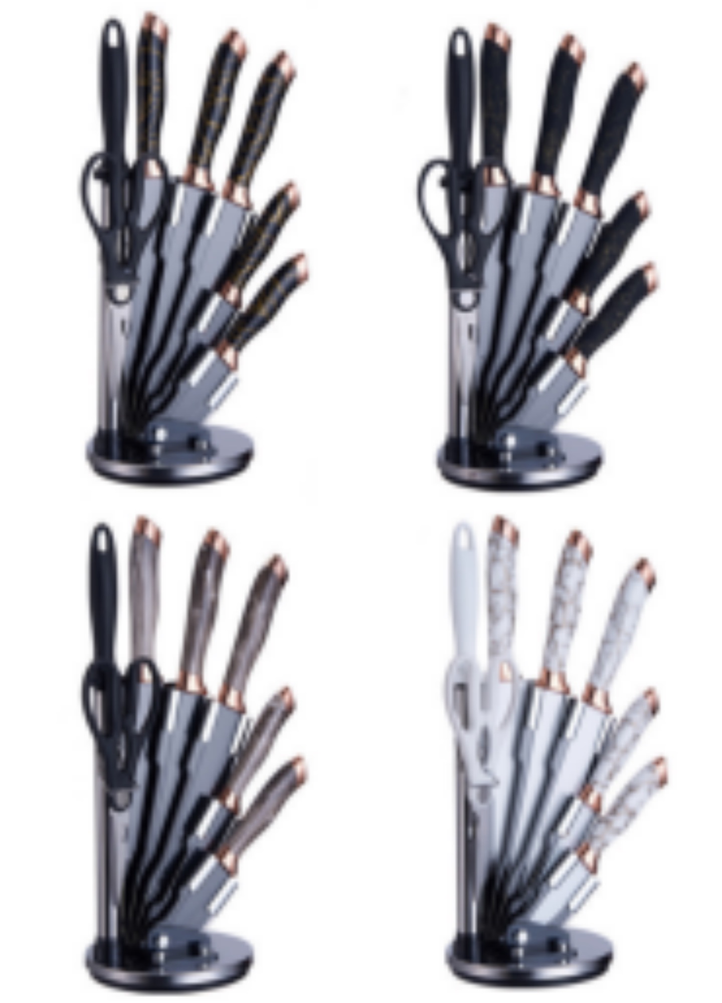 Professional Stainless Steel Silicone Kitchenware Set Unique Products With Knife Set Combination