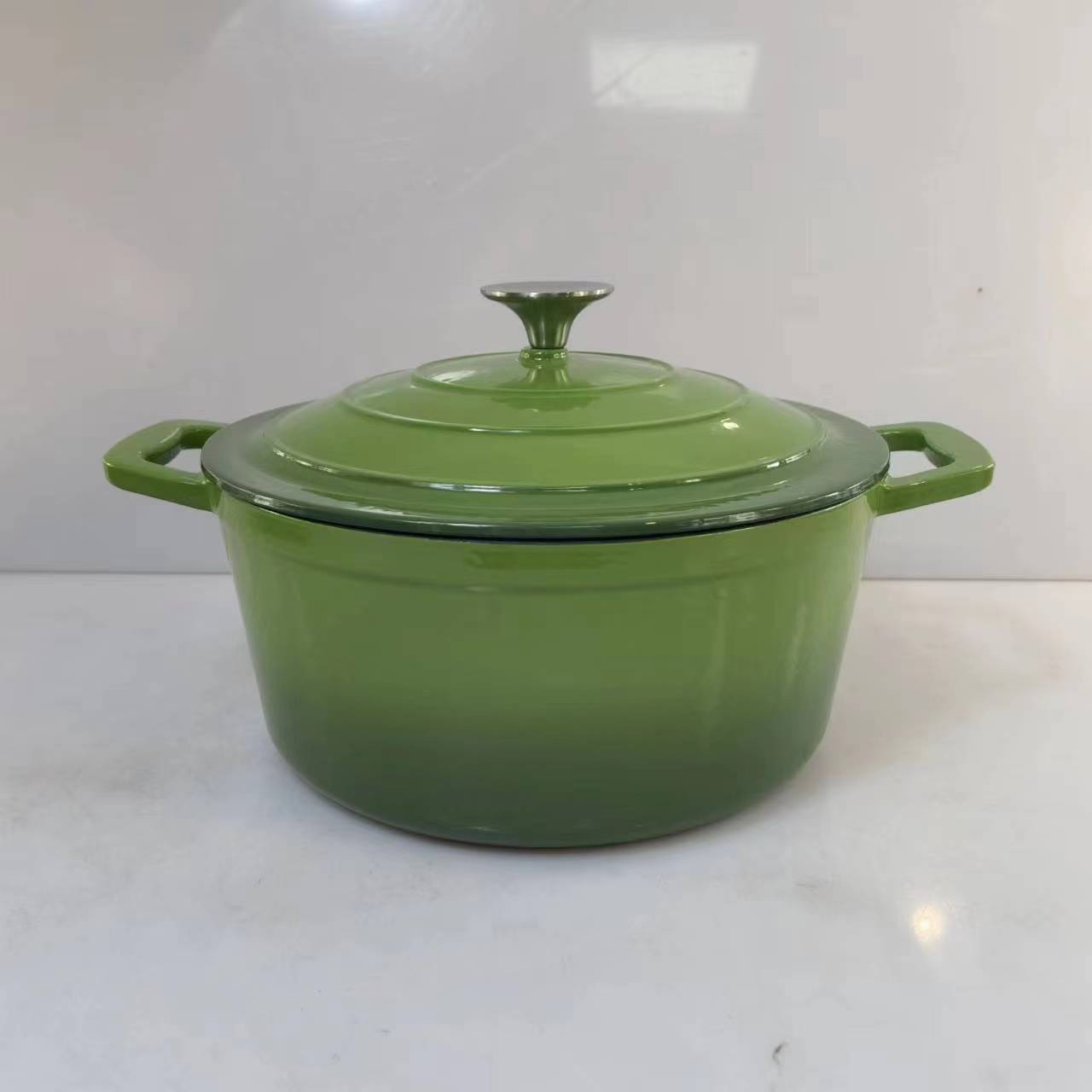 Modern Style Cast Iron Enamel Cookware Set Custom Logo Sustainable Metal with Enameled Coating