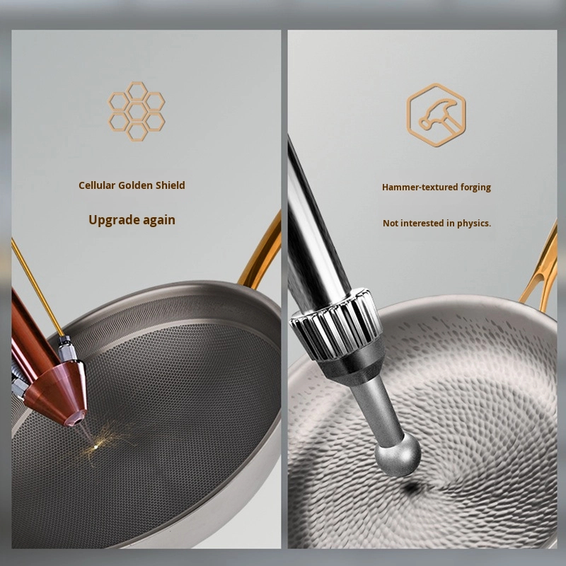 Multi Size Stainless Steel Traditional Woks Set 20L Capacity for Frying Roasting Stir Fry Cooking Gas Induction Compatible