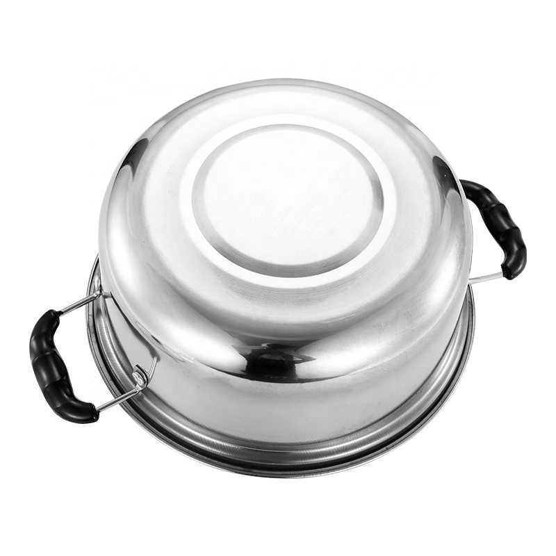 Hotel Professional Kitchenware Pots and Pans Cookingware Stainless Steel Cooking Pot 10pcs Cookware Set