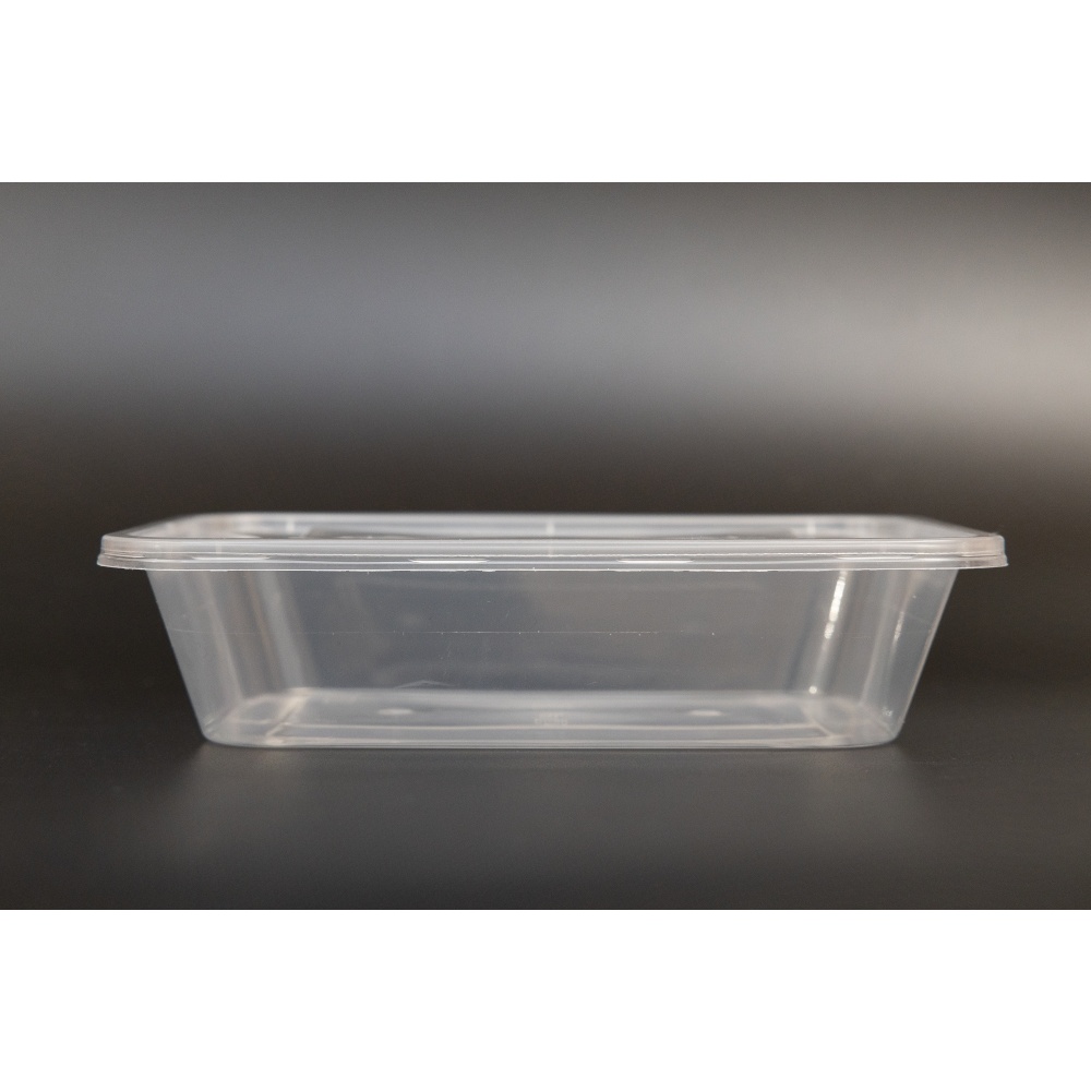 Round Rectangular PP Food-Grade Leakproof Clear Microwavable Disposable Plastic Soup &amp; Food Container To Go With Lid