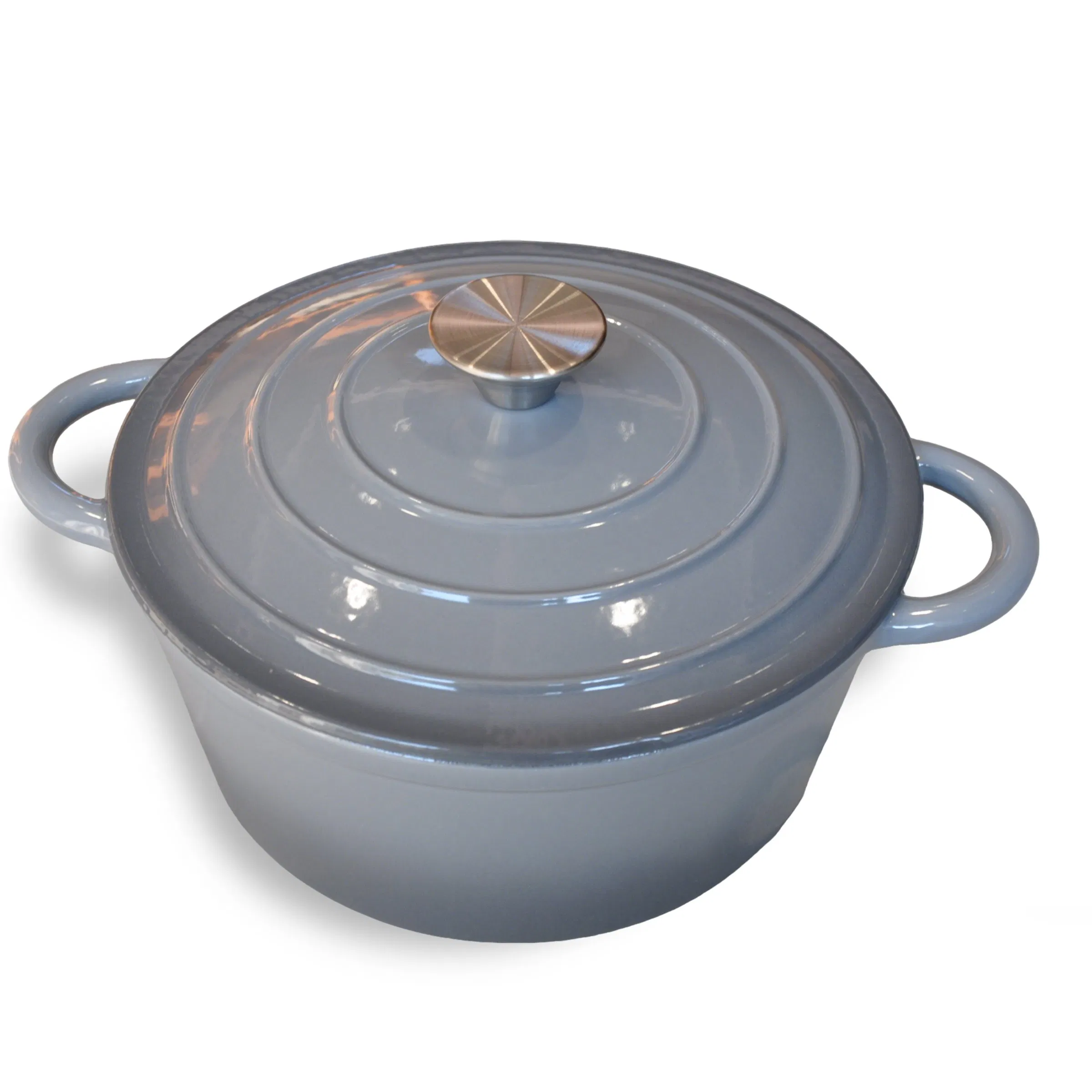 Customized 4-Piece Nonstick Enamel Cast Iron Cookware Set Metal Cooking Pots Pan for Stew Steak Roasting Durable Easy to Clean