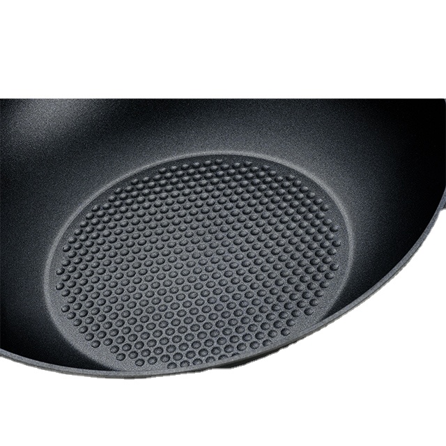 Commercial Flat Bottom Wok with Big Size for Chinese Stir-Fry Cooking