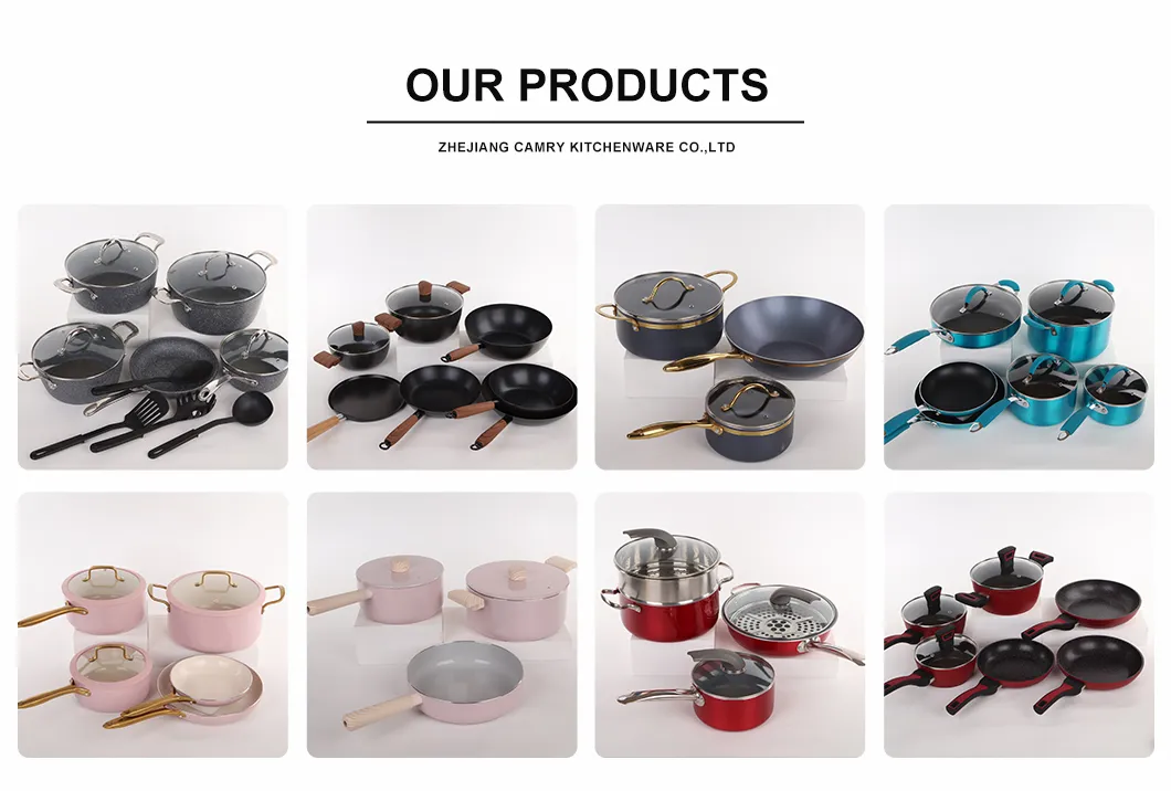 Pressed Aluminum Cookware Non-Stick Mini Milk Saucepan with Silicone Handle