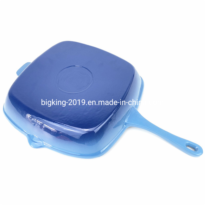 Enamel Cast Iron Round Skillet Cookware Top Quality