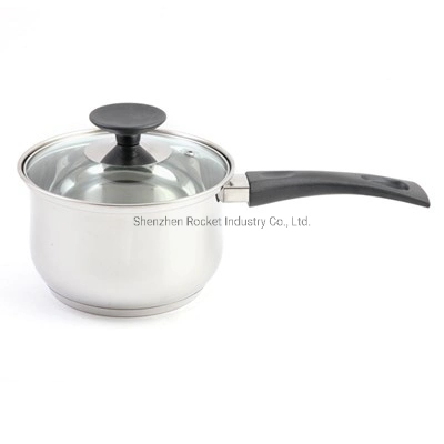 Bakelite Handle Stainless Steel Cookware Kitchen Ware Mini Pan Pot Sauce Pan