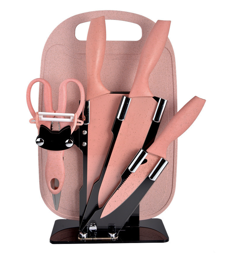 Professional Stainless Steel Silicone Kitchenware Set Unique Products With Knife Set Combination