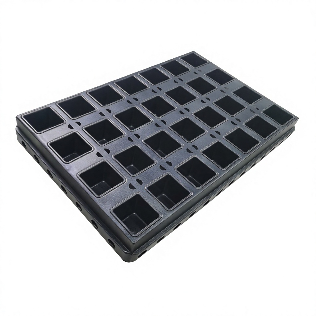 Customized 28 One-Piece Forming Mold Loaf Tray Square Bread Baking Pan Aluminized Steel Non-stick Eco-Friendly BAKEWARE