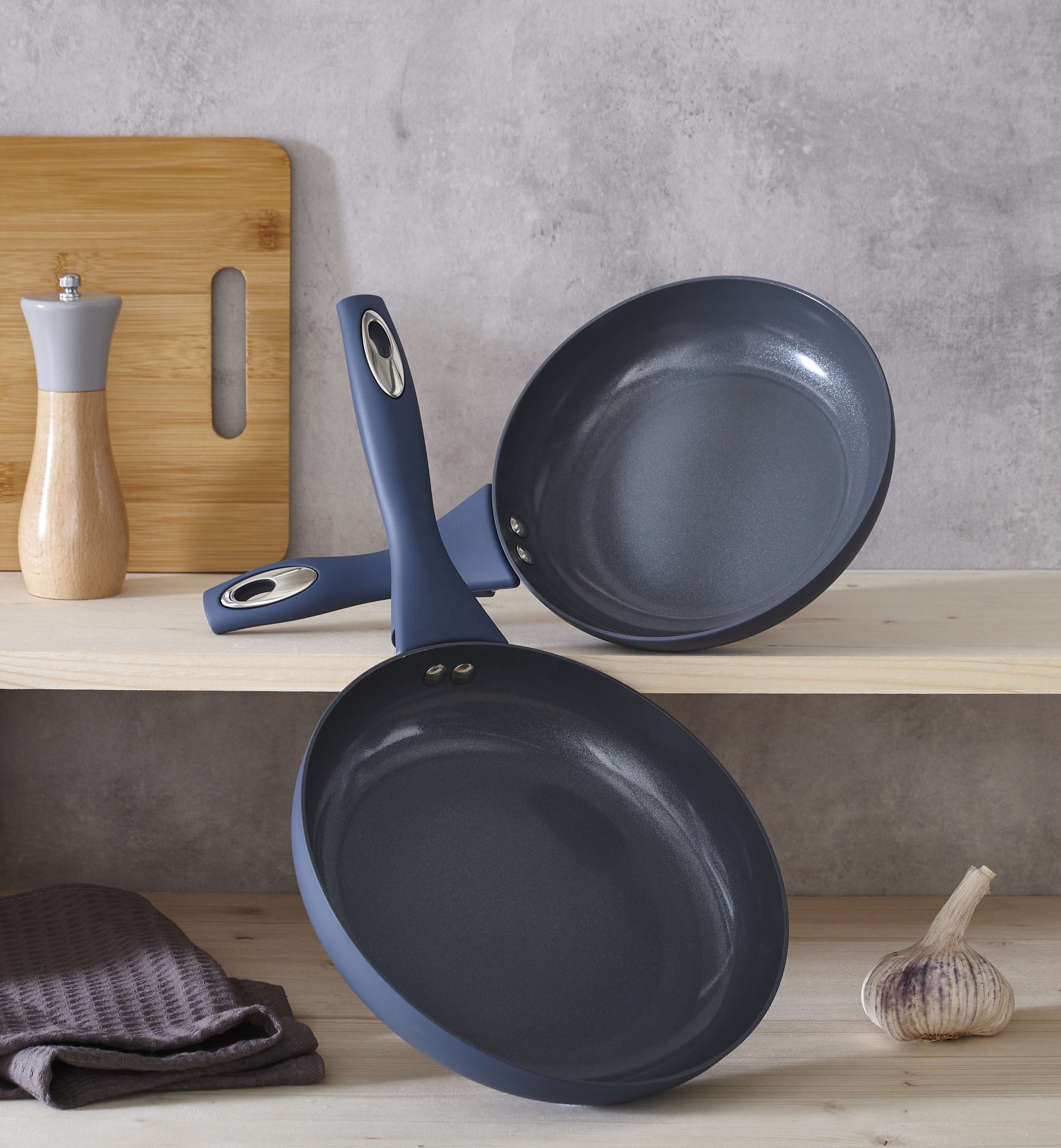 HIGH QUALITY 5 PIECES CERAMIC NONSTICK COOKWARE SET WITH INDUCTION