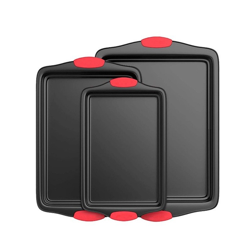 Complete Nonstick Bakeware Set - Carbon Steel Baking Pans, Muffin Trays &amp; Cookie Sheets for Kitchen Baking