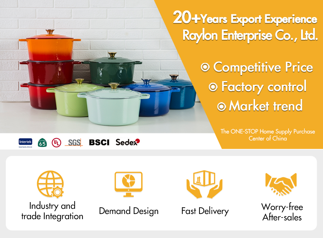 Enameled Cast Iron Cookware Set