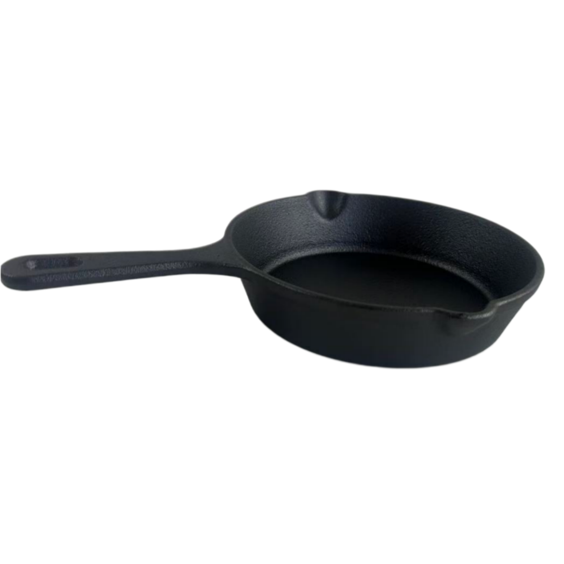 Homeuse Pre-Seasoned Cast Iron Metal Frying Pan Classic Design Handle Holes Nonstick Heat Resistant Eco-Friendly Cooking Surface