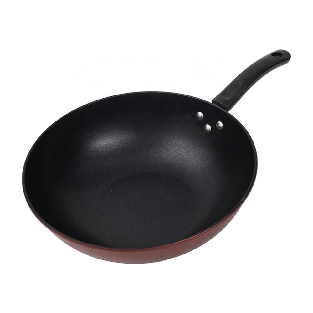 High Quality Baking Pans Cake Cast Saucepan Cooking Pancake Sauce Fry Wok Pan With Lid Non Stick Pan