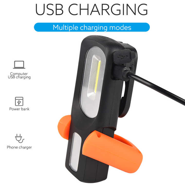 Multi-Functional USB Rechargeable Magnetic Work Light for Any Task