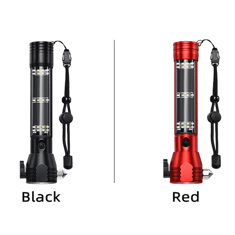 Best Selling Solar Powered Flashlight Rechargeable for Hunting Camping Outdoor