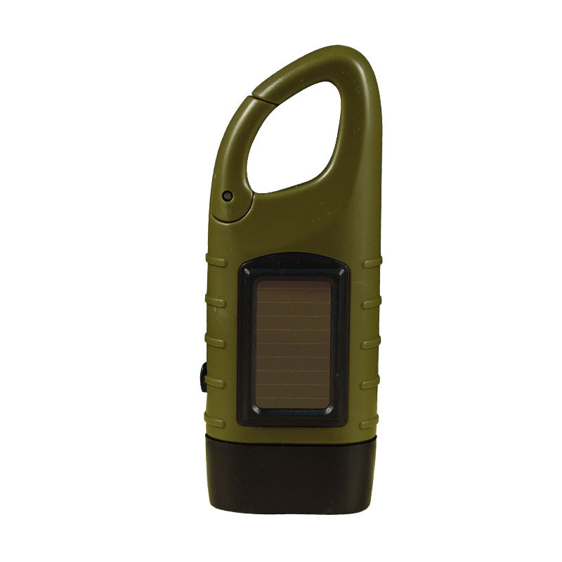 China Hand Crank Solar Powered Rechargeable Ipx6 Waterproof LED Emergency Solar Flashlight