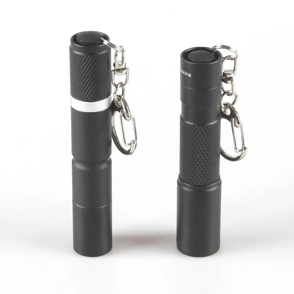 Yichen 1xaaa Battery Operated Portable LED Flashlight with Keychain
