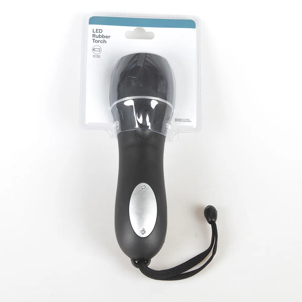 Yichen 2D Battery Operated Basic Rubber Other Torch Flashlight