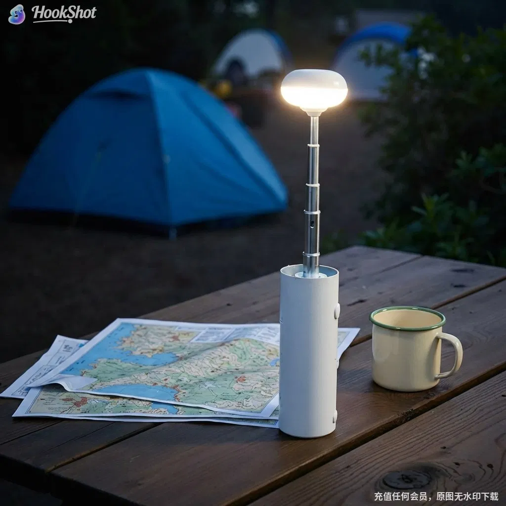 Collapsible, Rechargeable, Dimmable for Outdoor Adventures Telescopic Waterproof LED Camping Lantern