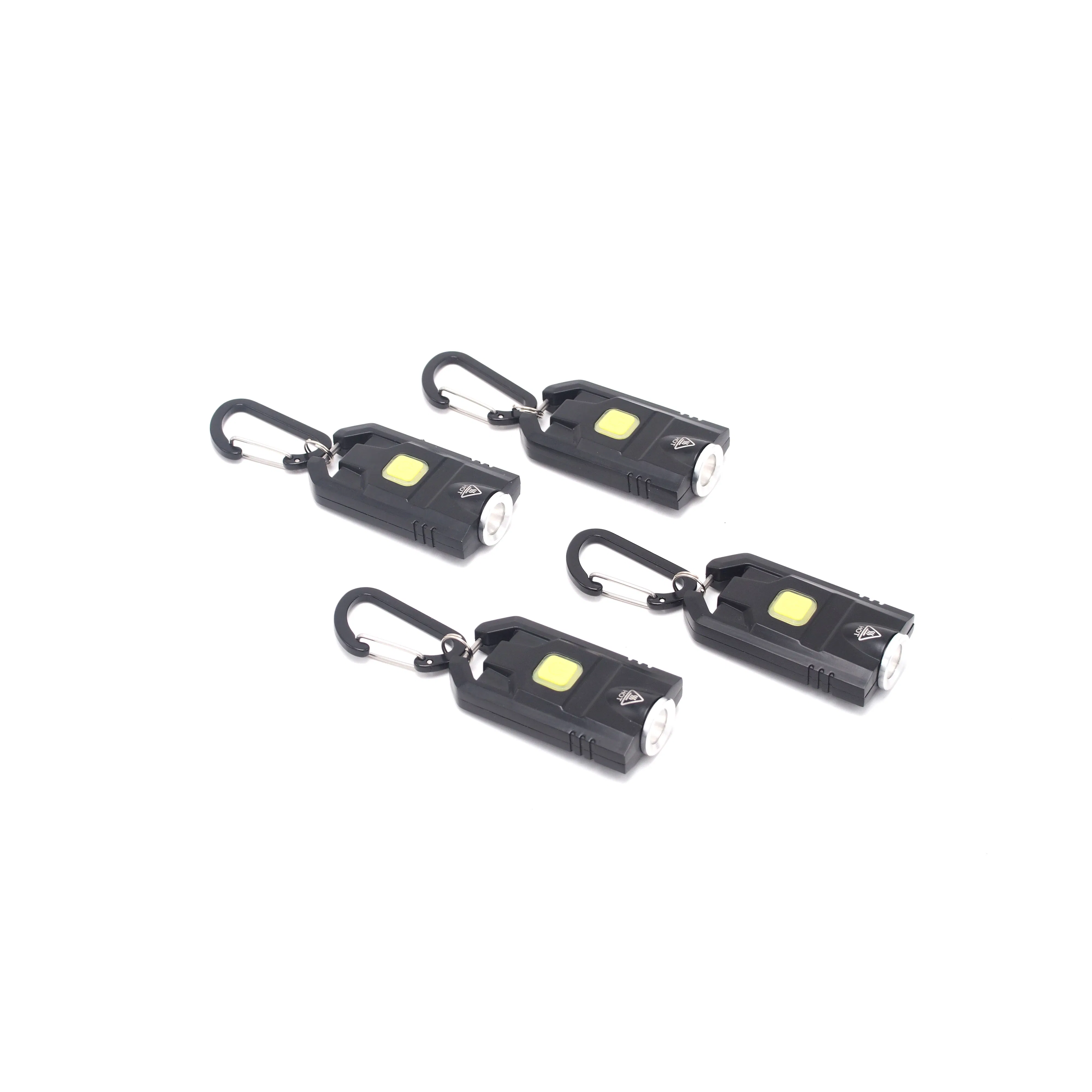 500 Lumens Portable LED Flashlight with USB Rechargeable Keychain Design