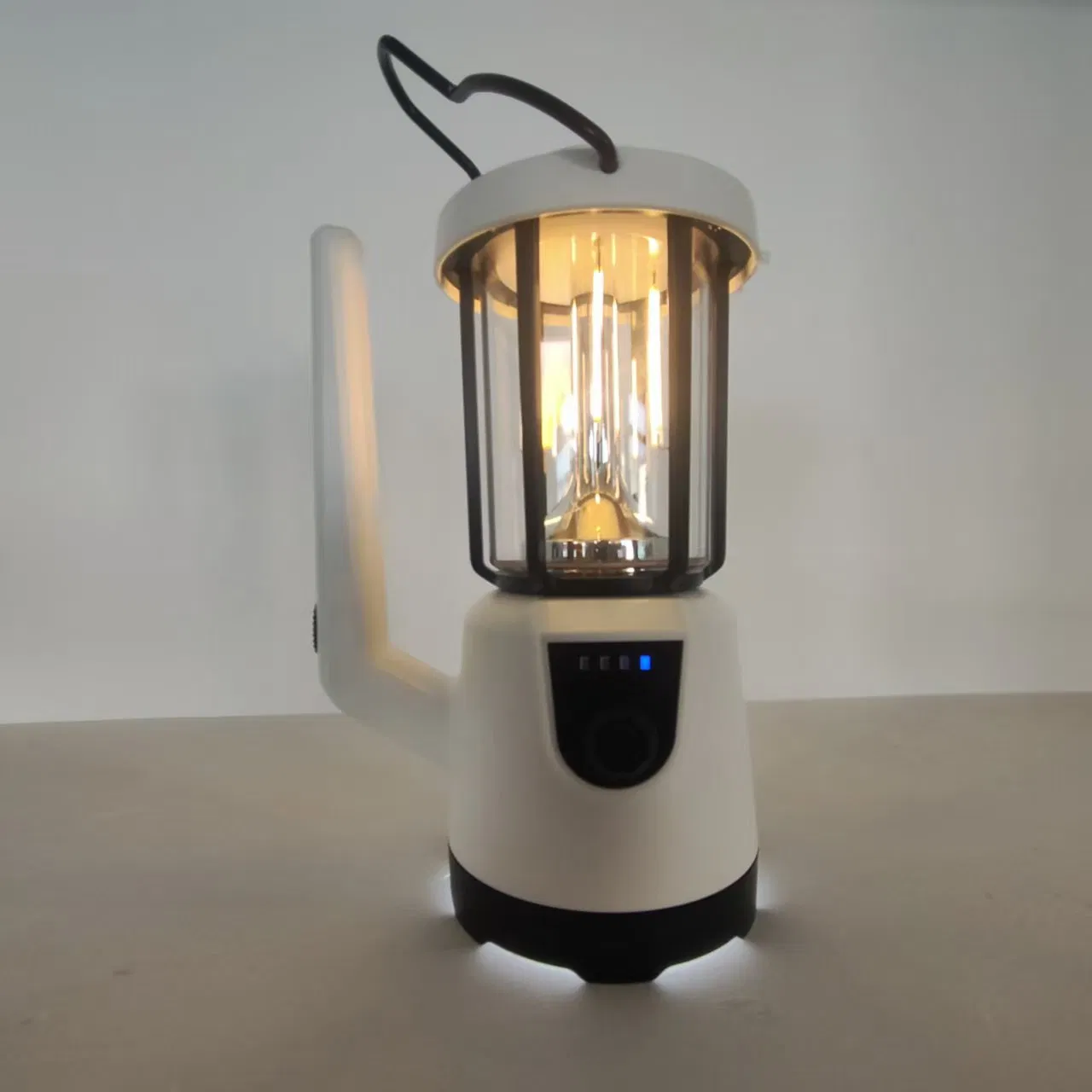 Rechargeable LED Camping Light with Hanging Hook for Camping and Night Fishing