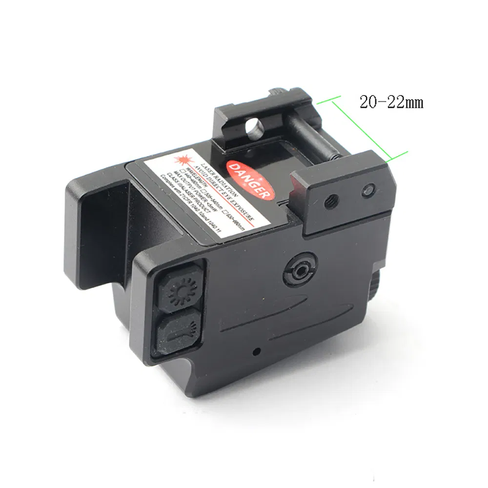 Red &amp; Green Double Laser Sight LED Flashlight Combo USB Rechargeable