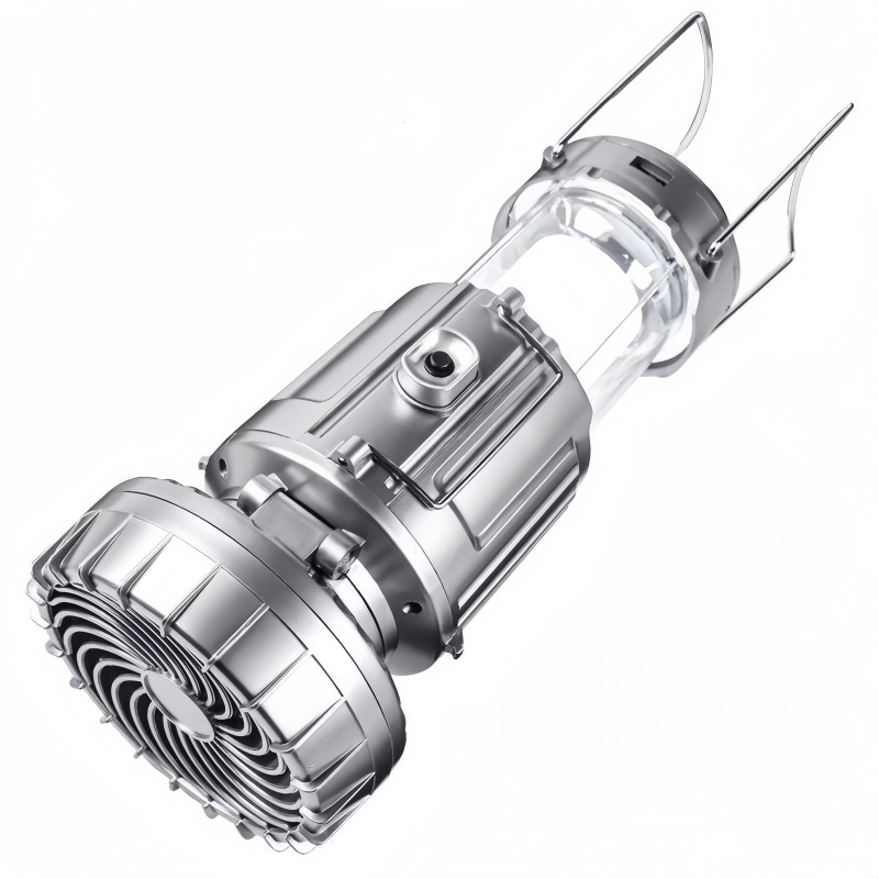 Rechargeable Solar Lights Flashlight with Power Bank for Power Outages Survival Gear Emergency Lighting Battery Operated Lamp