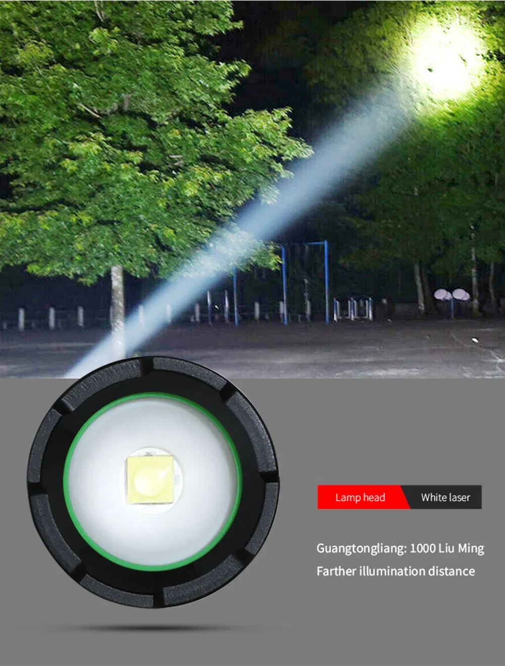 LED Flashlight Detail 7