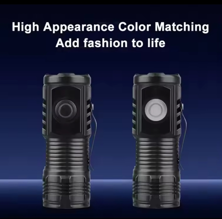 New Ultra Powerful 3 Core USB Rechargeable Torch Hand Lamp Lanterna Mini LED Flashlights with Magnet