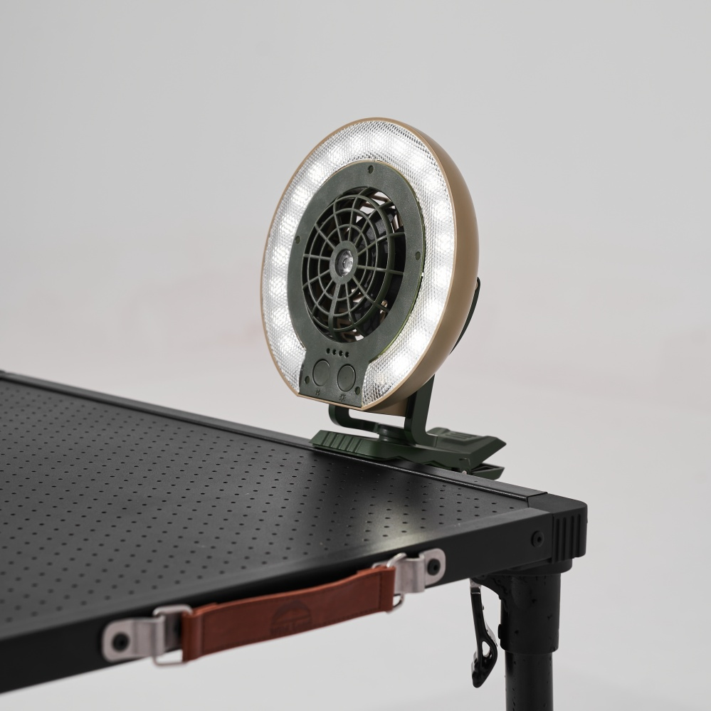 4500 6000mAh Battery Table Cordless Outdoor Fan USB 3 Speeds Desk Fan Rechargeable Portable LED Camping Light