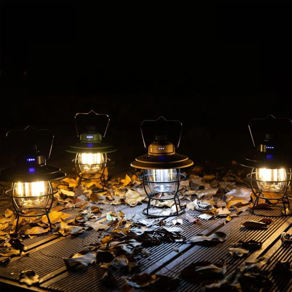 Versatile Rechargeable Retro Camping Light for Outdoor Adventures