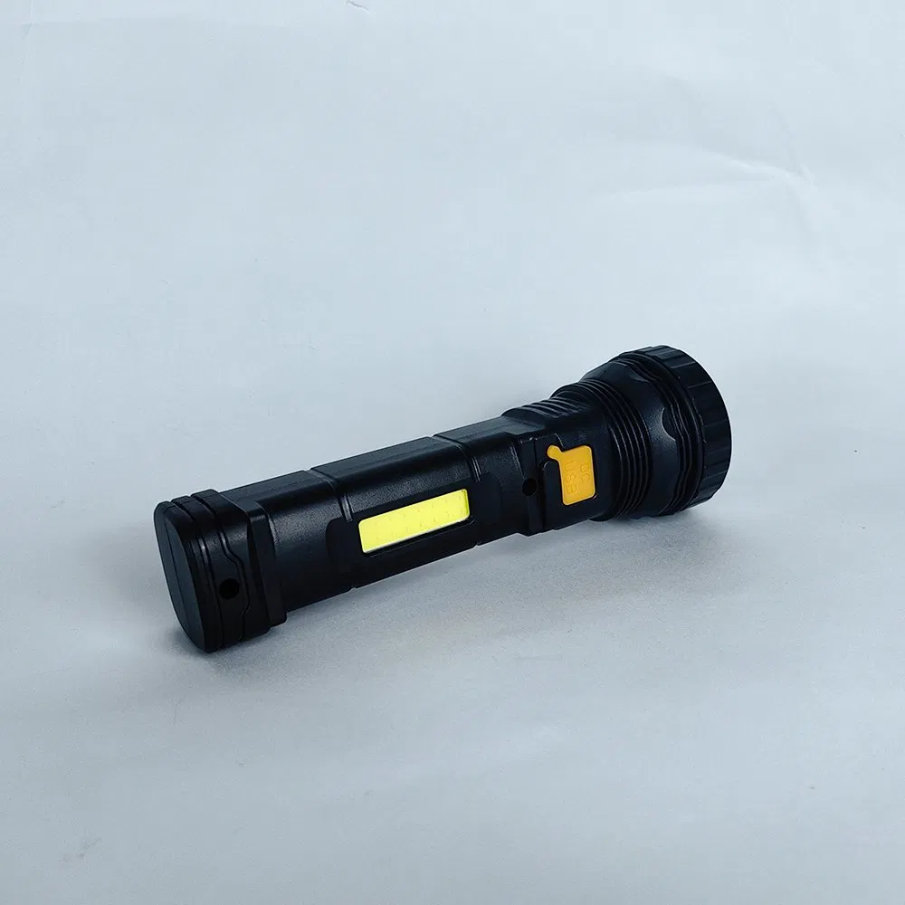 Super Bright LED High Lumens Lights for Sale Flashlight Uses Heavy Duty Rechargeable Feature and Batteries Solar Powered Flashlight