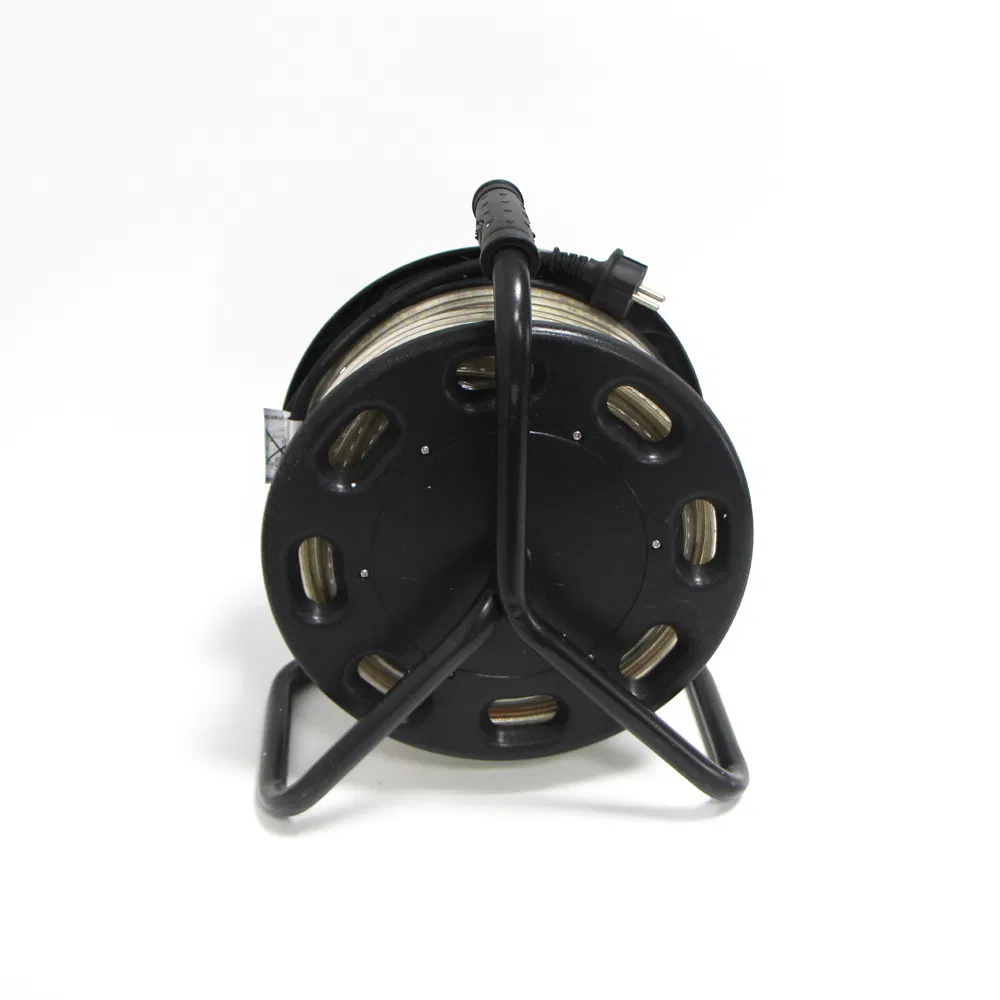 AC220V AC230V LED Strip Emergency Light Building Hotel Lighting 25m The Light Cable Drum with 2835 180LED IP65 for Indoor and Outdoor Mobile Use with IP44 Plug