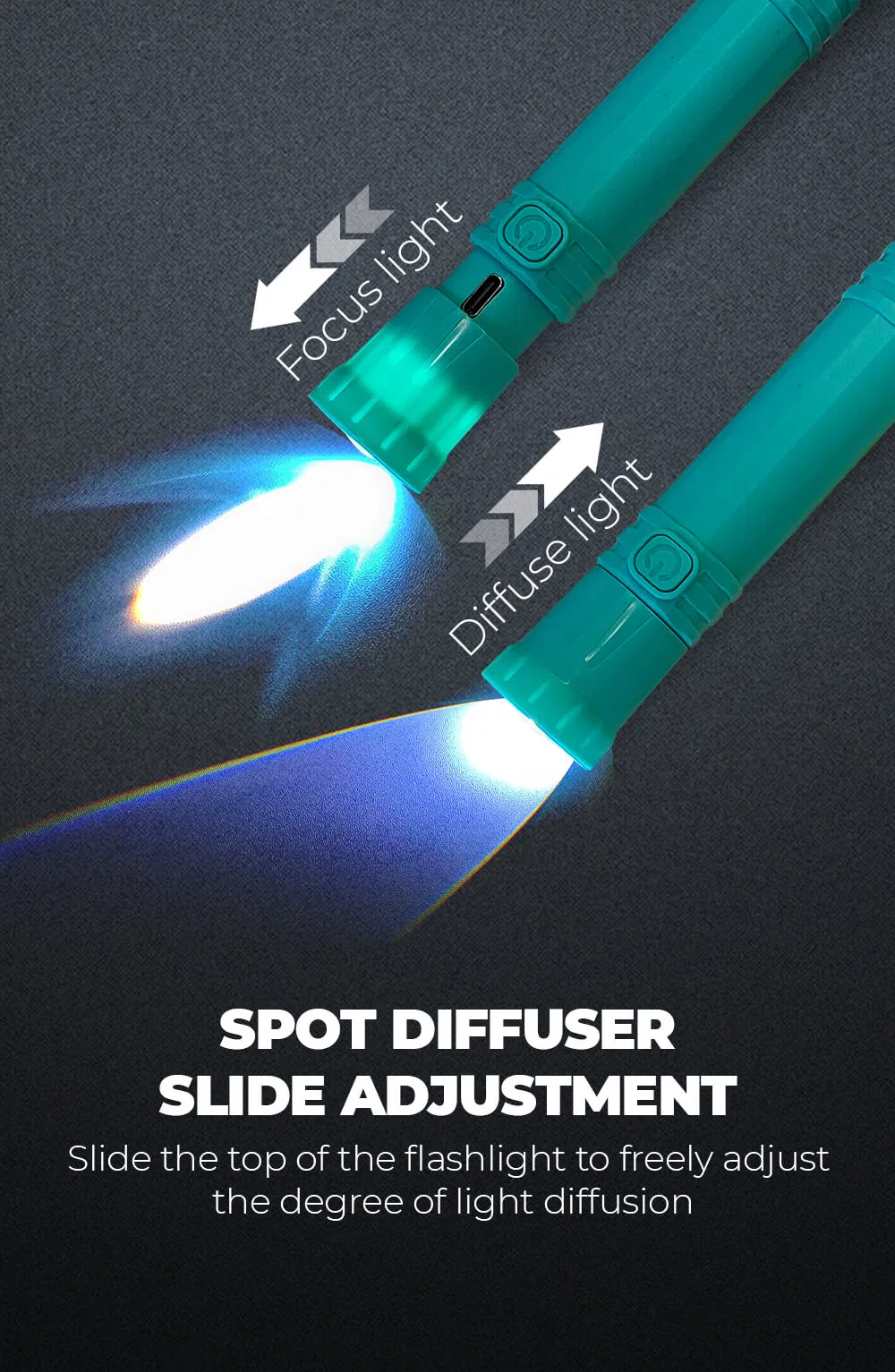 Rechargeable Torch Feature