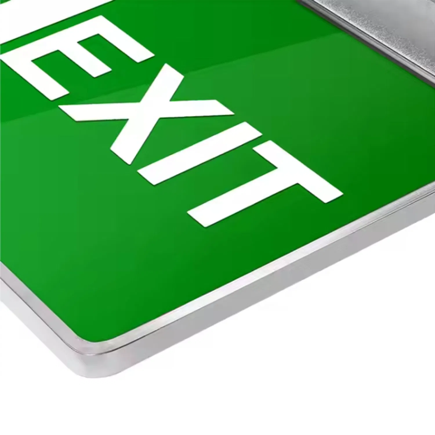 Aluminium Profile Double Sides Suspended Emergency LED Lighting Exit Sign